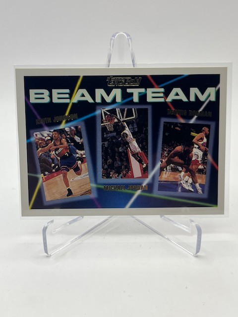 1992-93 TOPPS MICHAEL JORDAN RODMAN JOHNSON BEAM TEAM GOLD SP #3