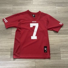 NFL Team Apparel San Francisco 49ers Kaepernick 7 Red Jersey Youth M Football