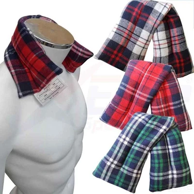 SURE THERMAL Pain Relief Therapy Tartan Fleece Wheat Heat Pack Bag Hot Or Cold Microwaveable