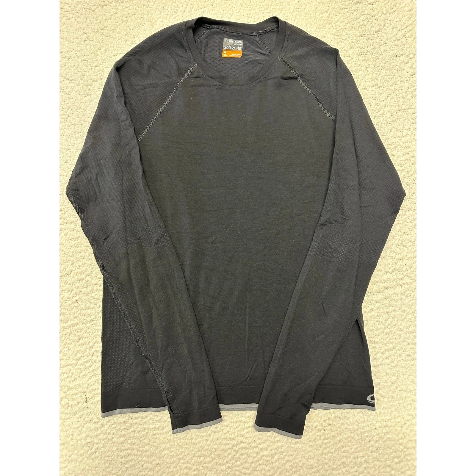 Icebreaker Mens Merino 200 Zone Long Sleeve Baselayer Shirt Small