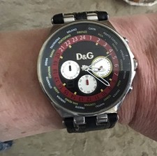Mens D&G Chronograph Quartz Watch. Good used condition.Unboxed.