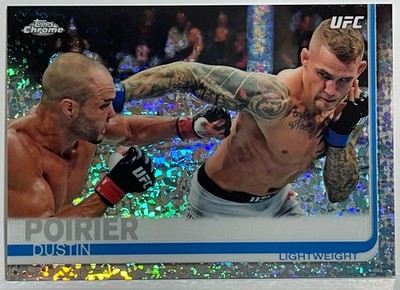DUSTIN POIRIER 2019 UFC TOPPS CHROME DIAMOND HOT BOX REFRACTOR #58