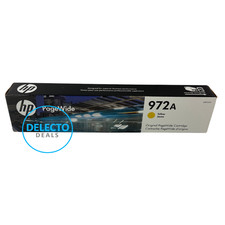 GENUINE HP 972A YELLOW PageWide Cartridge L0R92AN Pro 452, 477 SEALED BOX 2027