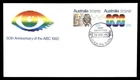 Mayfairstamps Australia FDC 1982 ABC 50 Yrs Microphone First Day Cover aaz_28665