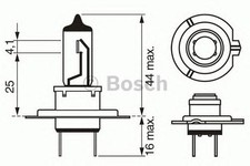 Bosch Longlife 499 H7 12V 55W Px26D 1987302078