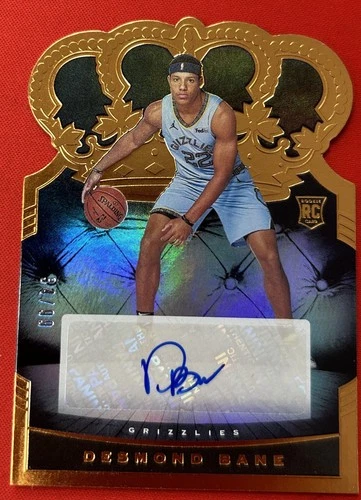 2020-21 Panini Crown Royale Desmond Bane Bronze Rookie Auto /49 Magic