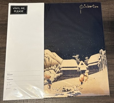 WEEZER Pinkerton Vinyl Me Please LP Blue With Black Marbling Translucent
