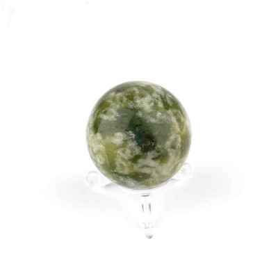 Jade | Serpentin Kugel Ø ca. 50 mm in sehr guter Qualität und bester Farbe