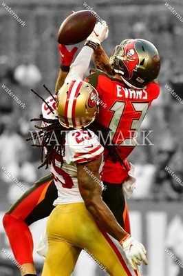 GE243 Richard Sherman 49ers - Mike Evans Buccaneers 8x10 11x14 16x20 Photo