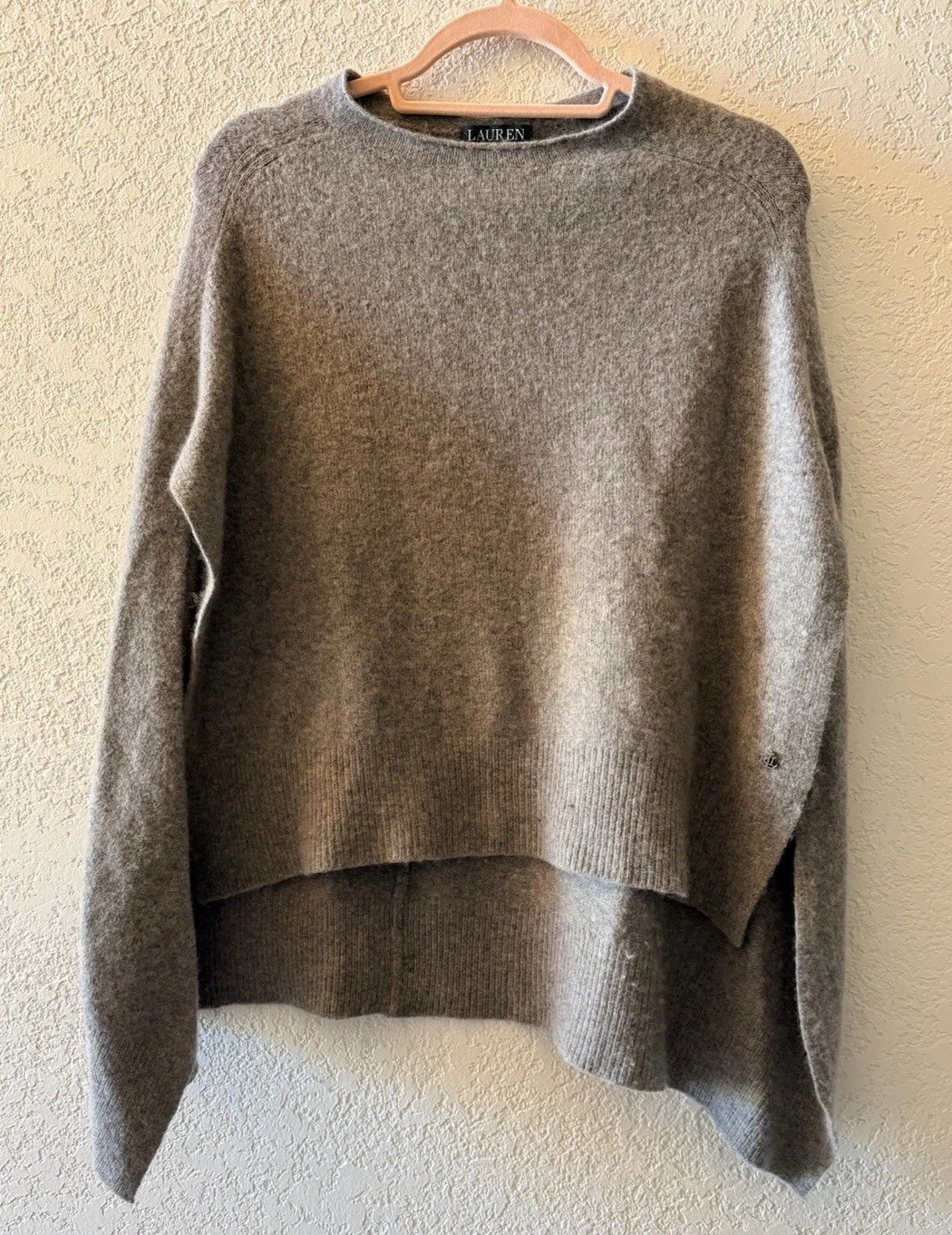 Polo Ralph Lauren Women's Poncho Shawl Sweater Gray One Size Lambswool
Opens in a new window or tab