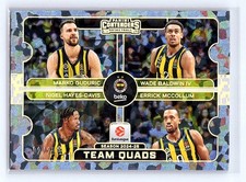 Fenerbahce Beko 2025-26 Contenders EuroLeague #5 Team Quads Cracked Ice #/25