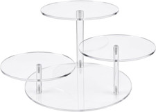 3 Tier Acrylic Display Stand, Clear Display Risers for Botanicals  Mini