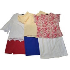 Women  s S M Clothing Bundle Midi Skirts Blouses Work Casual Spring Lot