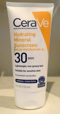 CeraVe Hydrating Mineral Sunscreen SPF 30 Body 5oz 1/2028 2.40 per gallon