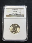 1948 D Washington Silver Quarter 25c NGC MS65