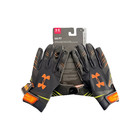 Under Armour F7 Glue Grip Ltd Edition Football Gloves Adult Large - Blk/Orange