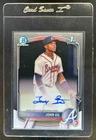 2025 Bowman Chrome John Gil Auto 1st Prospect #CPA-JG Braves