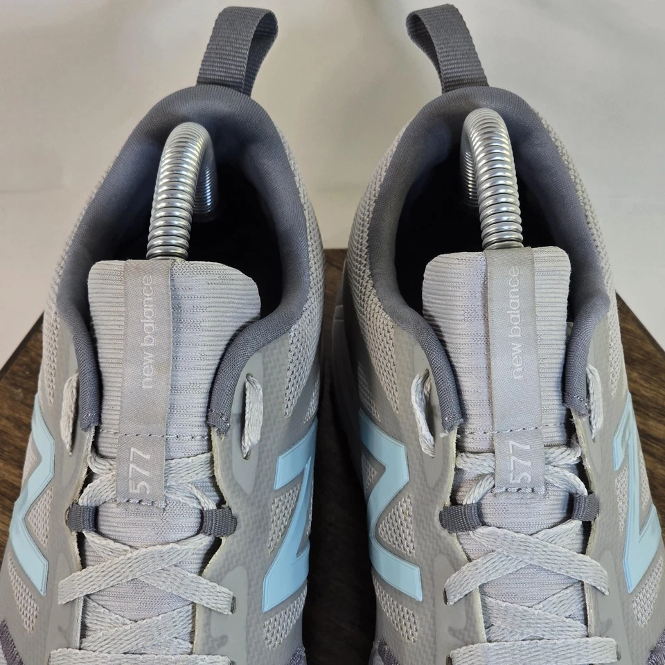 New Balance 跑步鞋女式 8 码灰色薄荷蓝色 WX577LG5 Cush+ 运动鞋 — 第 4/4 张图片