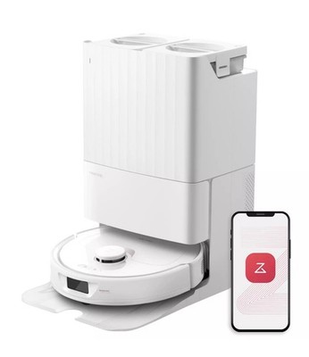 Roborock Q Revo Robot Vacuum with Multifunctional Dock - White refurbished