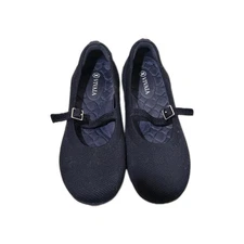 Vivaia Navy Blue Mary Jane Shoes Womens Size US 8.5 / EU 38.5 Round Toe Flats