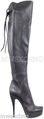 Loriblu Thigh High Heels Overknee Stiletto Boots EU 39 Italian Womens Shoes