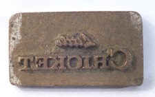 LITTLE CRICKET: Brass Leather Stamp: TJ Edwards Millers Falls