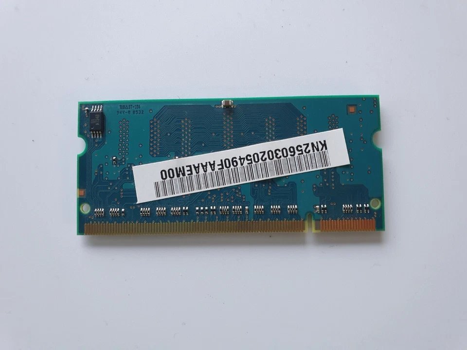 Acer Aspire 4060 RAM Memory 256MB DDR2 PC2-4200s Nanya NT256T64UH4A1FN-3C - Image 3 of 4