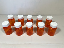 A1 Lot Quantity 10 Clean Used Identical Plastic Prescription Medicine Bottles