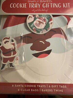 Simply Baked Cookie Tray Gifting Kit Christmas Baking Santa Kit