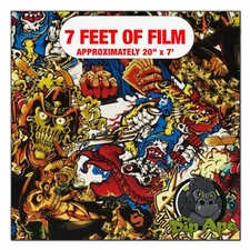 Hydrographic film Skull Graffiti hydro dipping 7' x 20" hydro dip