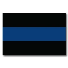 Magnet Me Up Thin Blue Line Magnet Decal 4x6-Heavy Duty for Car Truck SUV-In Sup