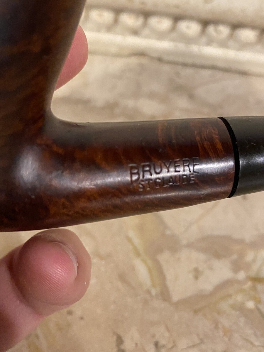 Vintage Tobacco Smoking Pipe Saint Claude Bruyere Garantie | eBay