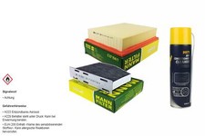 MANN FILTER Paket MANNOL Klimareiniger für VW Golf IV Cabriolet 1E7 2.0