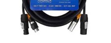 Blizzard DMX5PCT-50 Combo PC True1 Compatible 14 AWG 5 pin DMX 50' length