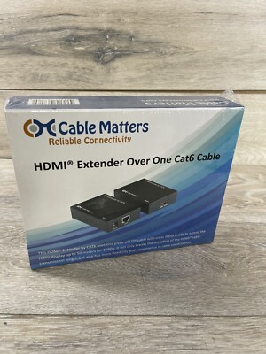 Cable Matters HDMI extender over one Cat6 cable New