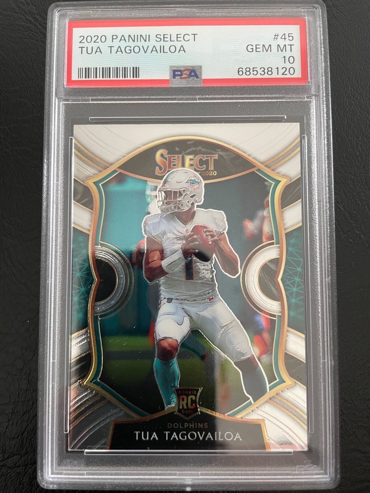 2020 Panini Select Concourse #45 Tua Tagovailoa - Rookie RC - PSA 10 GEM MINT