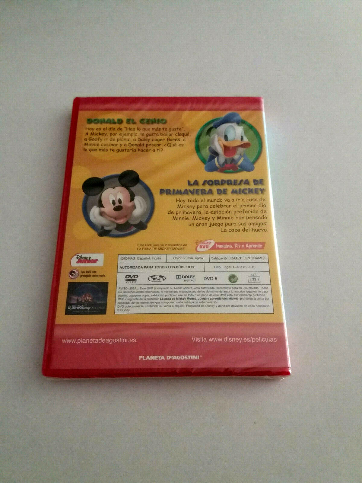 DVD "LA CASA DE MICKEY MOUSE VOL 31 DONALD EL GENIO LA SORPRE