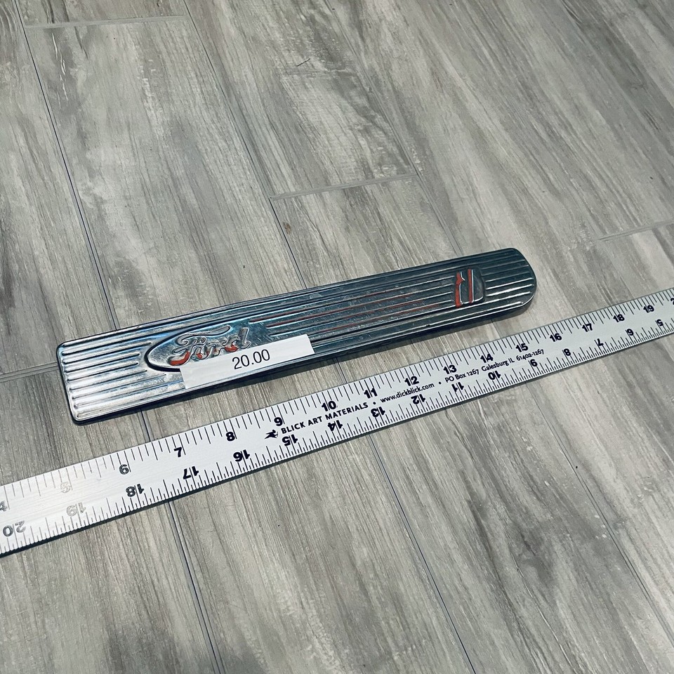 Vintage Ford Pickup Truck Fender Spear Emblem Badge Ornament Trim eBay