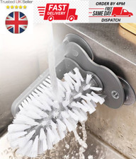 Bottle Washer Scrubber Brush Glass Cup Cleaner Bar Cleaning Tool w/ Suction Cup