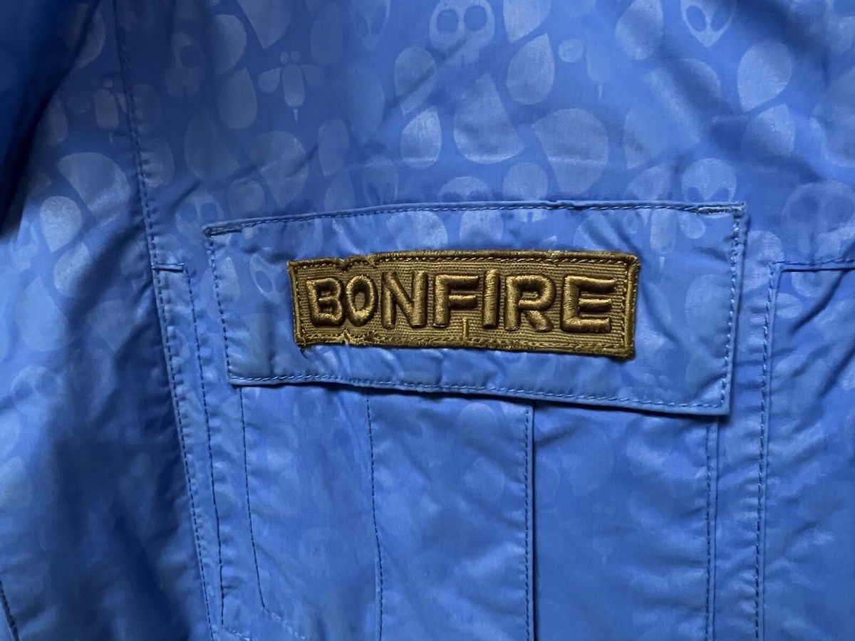 Bonfire, Winter Jacket,Blue,Sz L,Zipper, snowboard jacket Bonfire, Winter Jacket,Blue,Sz L,Zipper, snowboard jacket