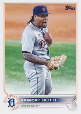 2022 Topps #17 GREGORY SOTO - Detroit Tigers