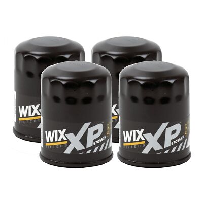 Wix Xp Set of 4 Engine Motor Oil Filters For Subaru H4 AWD