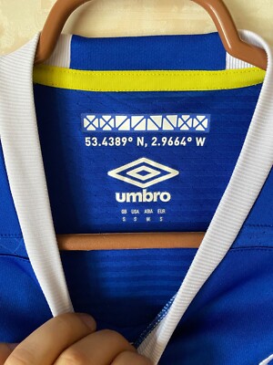 Maillot de football extérieur Everton Umbro Premier ... - eBay
