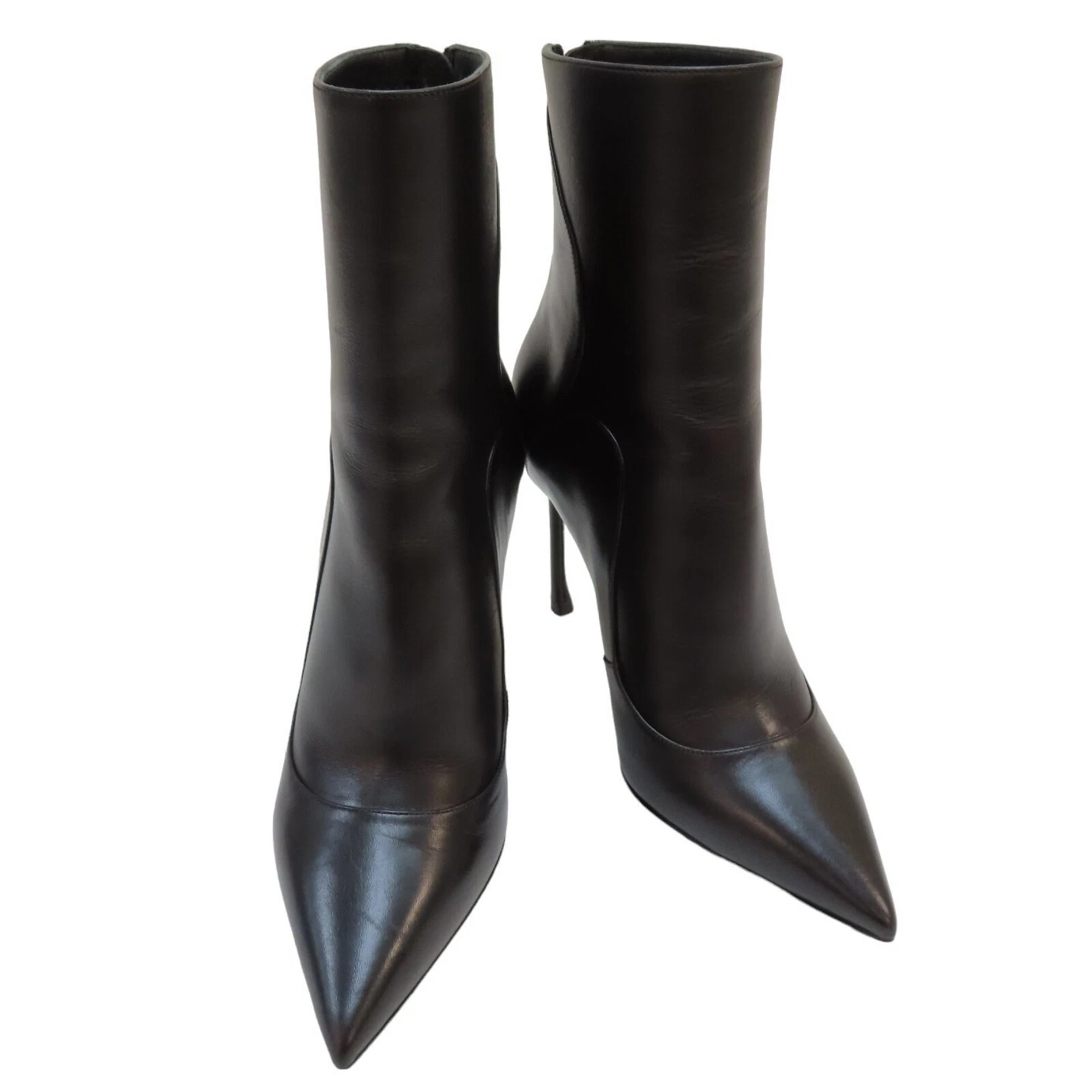 Bottines à talons Dior cuir noir 37