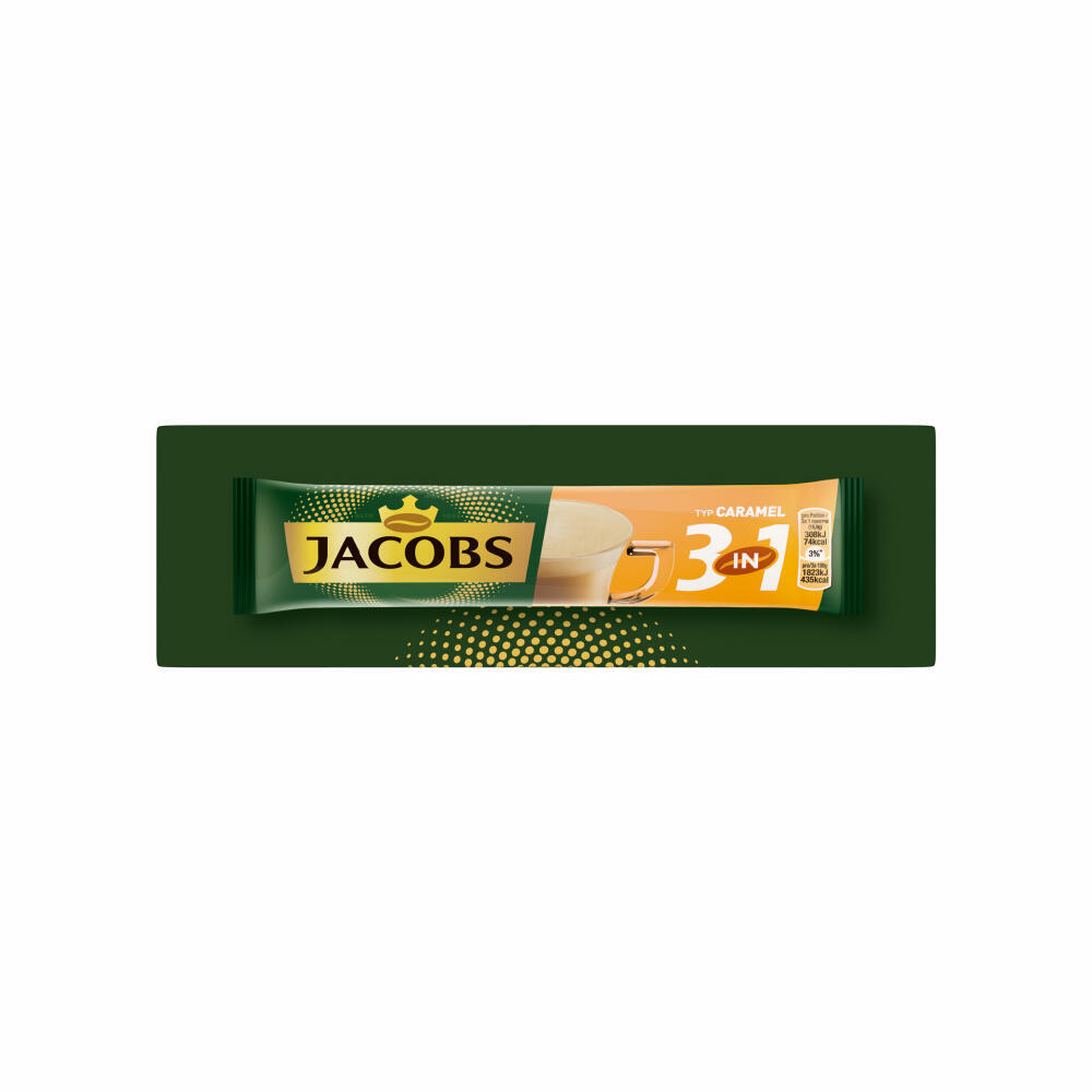 Jacobs 3in1 Typ Caramel Karamell Kaffeegetränk Instantkaffee 10