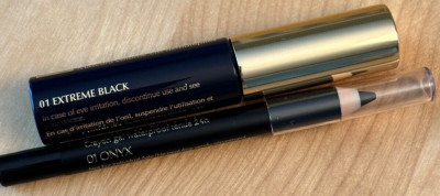 Ester Lauder SUMPTUOUS EXTREME MASCARA + DOUBLE WEAR ONYX GEL EYE PENCIL TRAVEL