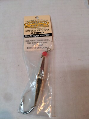CLARKSPOON FOR GAME FISH Fresh/Salt Water Spoon Fishing Lure #2-RBMS NIP