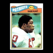 Sam Hunt 1977 Topps New England Patriots #356 R324E 44