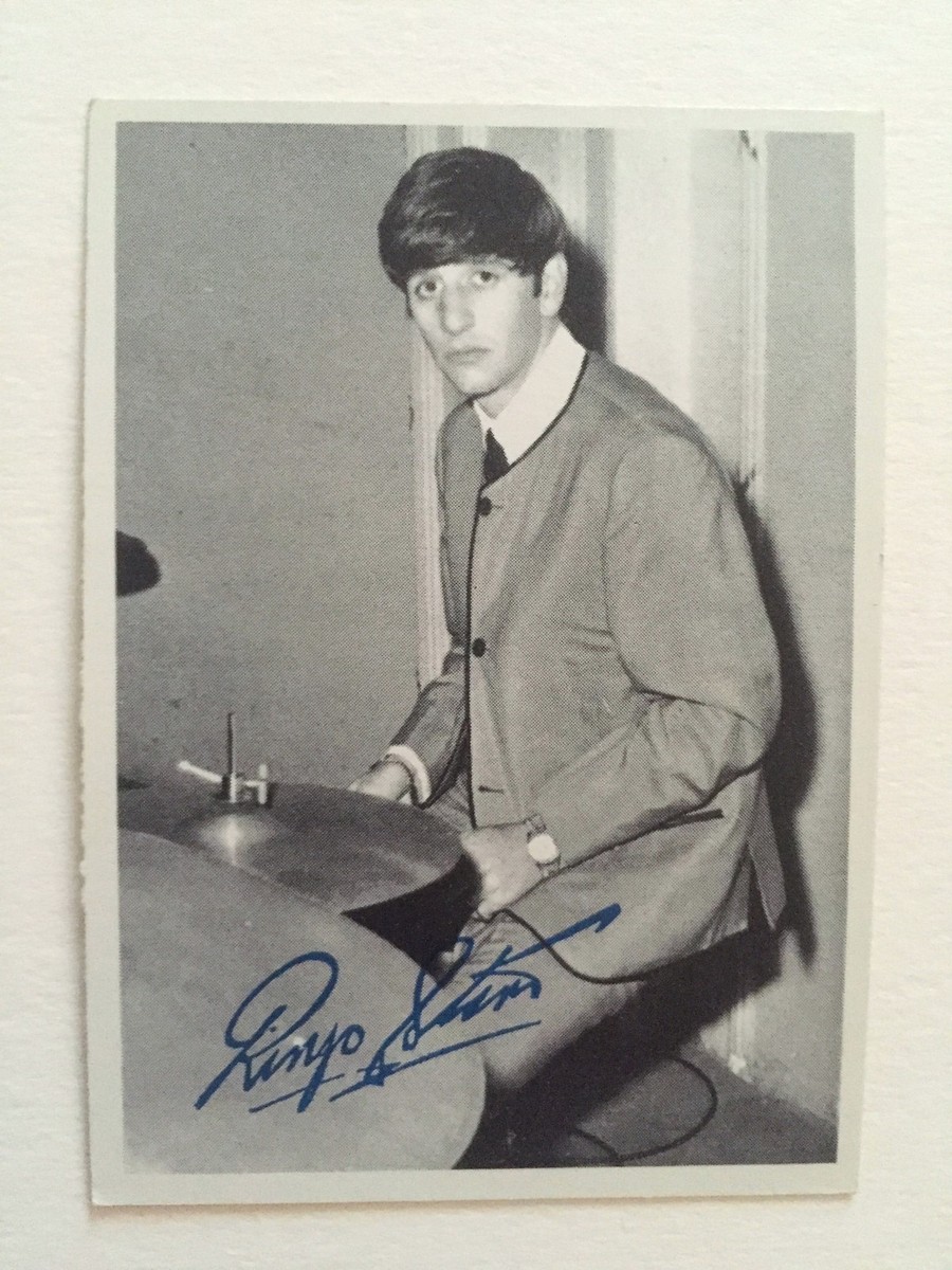 ビートルズ　TOPPSトレーディングカード「3RD SERIES 」1964年 VINTAGE 1964 TOPPS BEATLES 3RD SERIES B&W SIGNATURE TRADING