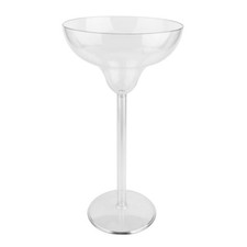 Plastic Large Margarita Glass Disposable Cup, 18-inch